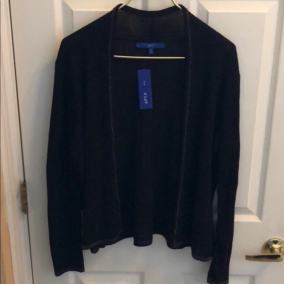 petite black cardigan sweater